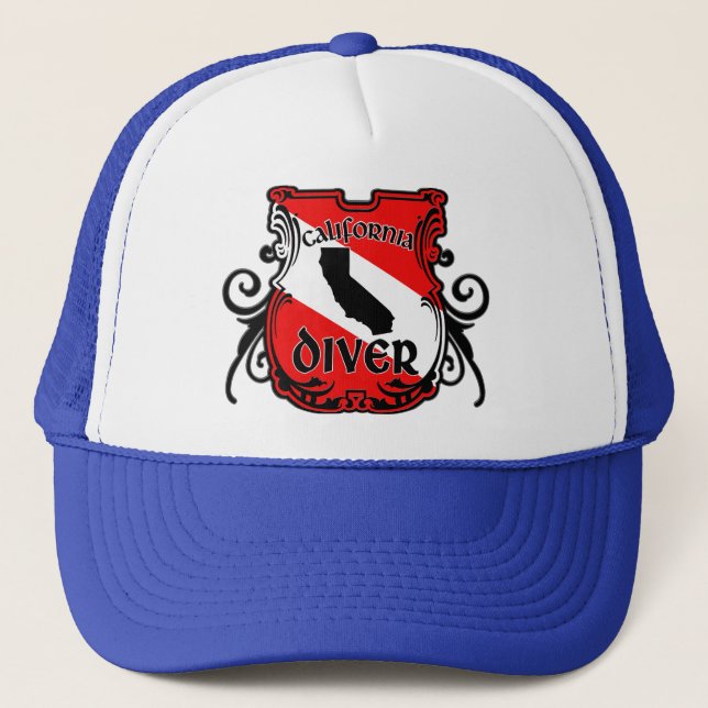 California Diver Trucker Hat (Front)