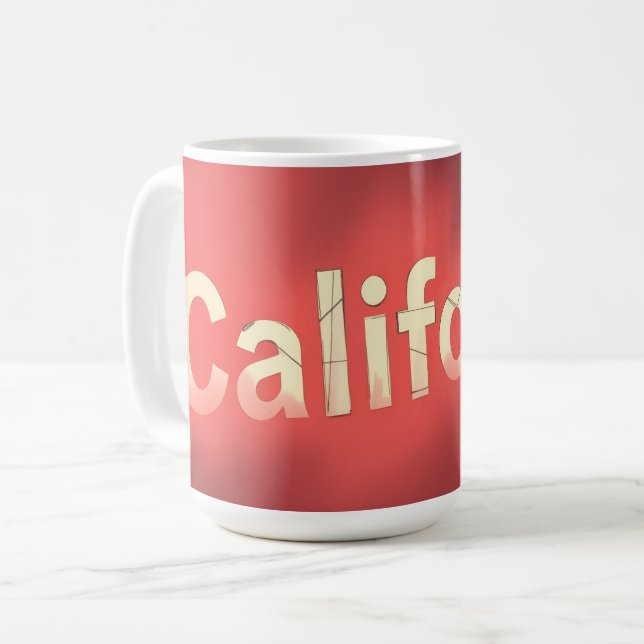 California Dream Vibes Coffee Mug (Front Left)