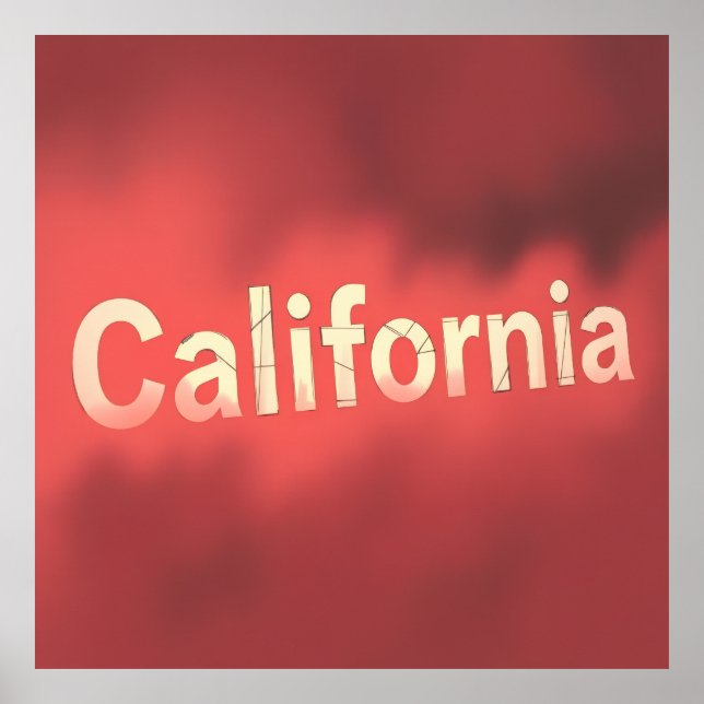 California Dream Vibes Poster (Front)
