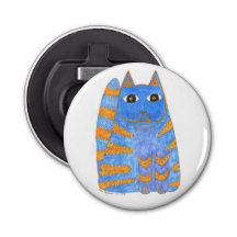 California Dreamin’ blue/gold cat