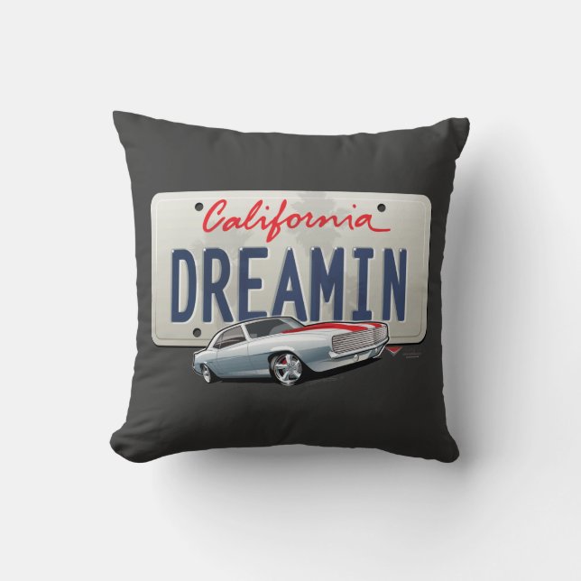 California Dreamin' Camaro PILLOW (Front)