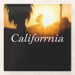 California Dreamin’ Glass Coaster