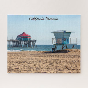 California Dreamin' - Huntington Beach, CA Jigsaw Puzzle