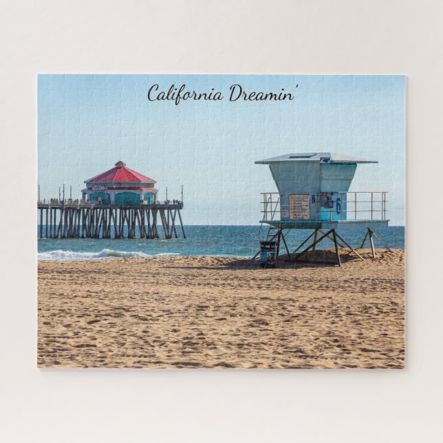 California Dreamin' - Huntington Beach, CA Jigsaw Puzzle (Horizontal)