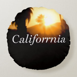 California Dreamin’ Round Cushion