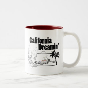 California Dreamin' Two-Tone Coffee Mug