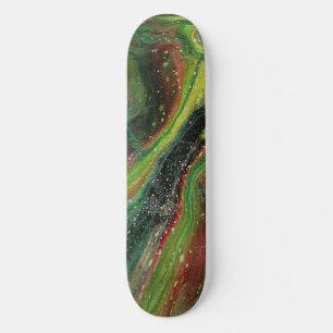 California Dreaming 3 Green Free Form Skateboard