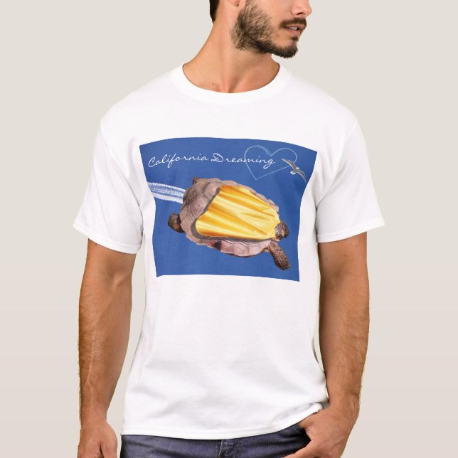 California Dreaming Gammie the desert tortoise T-Shirt (Front)