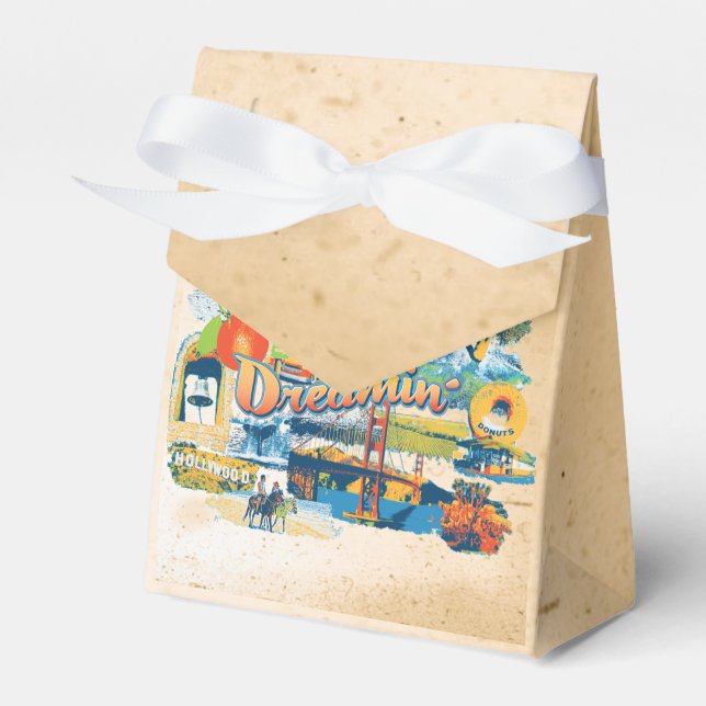 California Dreaming Gift Giving Favour Box (Front Side)