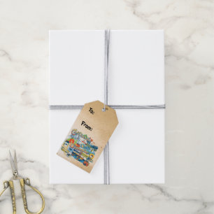California Dreaming Gift Tags