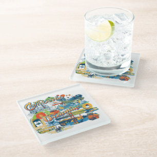 California Dreaming Glass Coaster