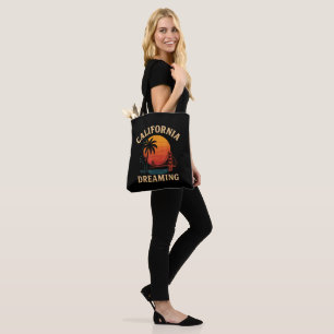 California Dreaming Golden Gate Bridge Sunset Tote Bag