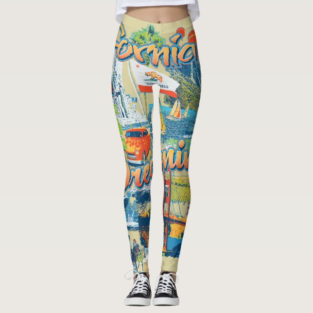 California Dreaming Leggings (Front)