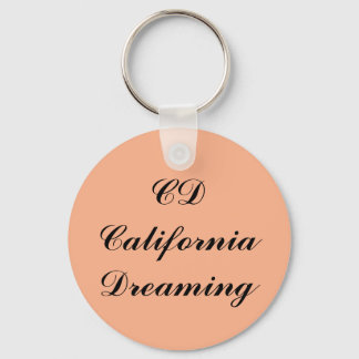 California Dreaming Monogram Key Ring