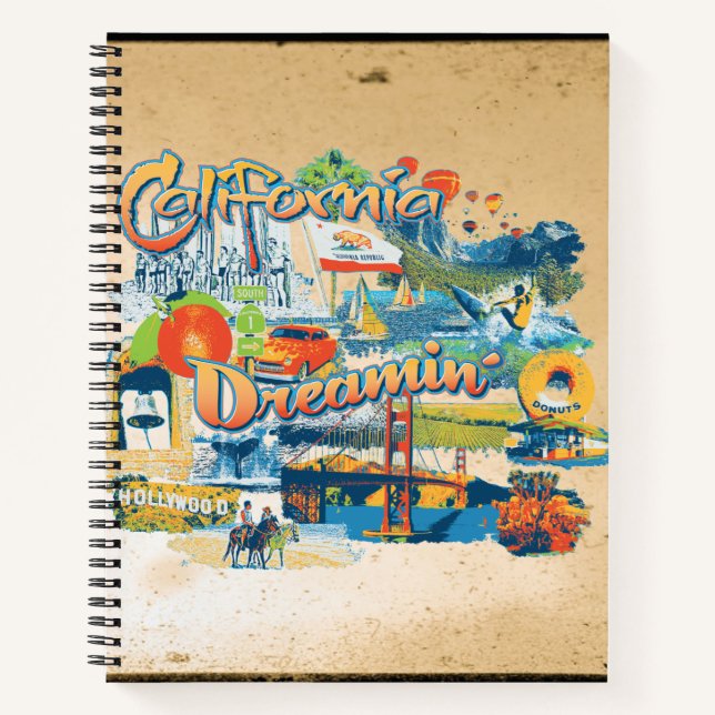 California Dreaming Notebook (Front)