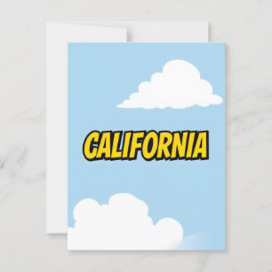 California Dreaming Postcard – Vintage Travel Vibe