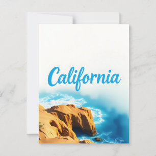 California Dreaming Postcard – Vintage Travel Vibe