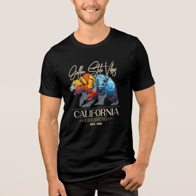 CALIFORNIA DREAMING Tri-Blend SHIRT (Front)