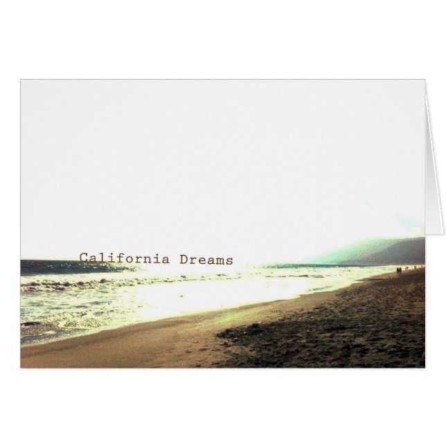 California Dreams (Front Horizontal)