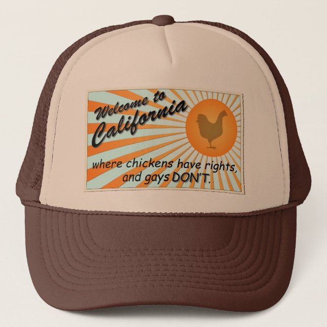 California Equal Rights Trucker Hat (Front)