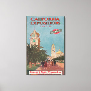 California Expositions Poster #1 Canvas Print