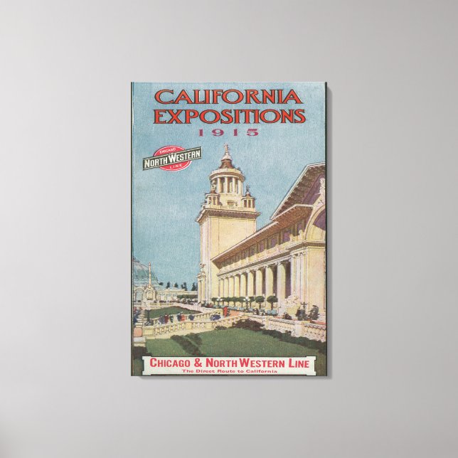 California Expositions Poster #2 Canvas Print (Front)