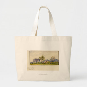 California Farm, Near Stockton Large Tote Bag