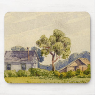 California Farm, Near Stockton Mouse Mat