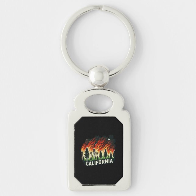 CALIFORNIA FIRE Keychain (Front)