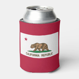 California flag, American state flag Can Cooler