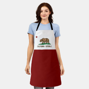 California flag apron