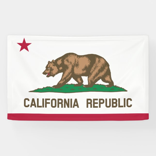 California Flag Banner (Horizontal)