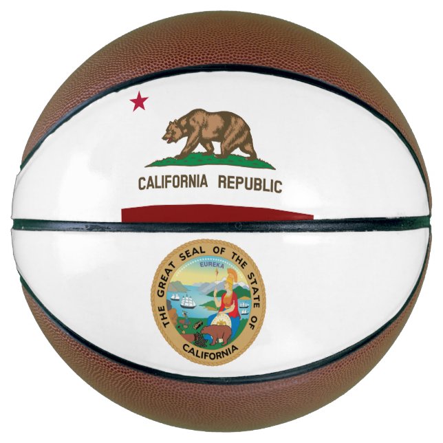 California flag basketball (Front)