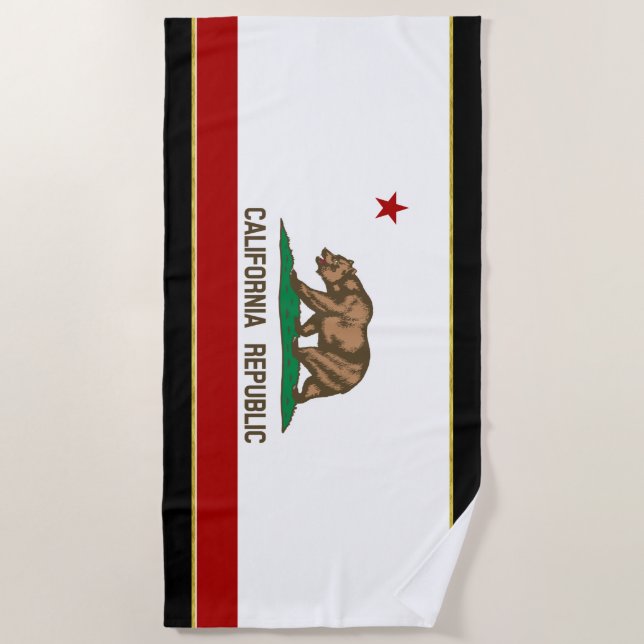 California flag beach towel (Front)