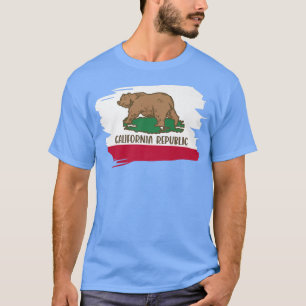California Flag Bear Premium 486 T-Shirt