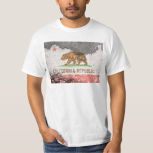 california flag brick wall T-Shirt