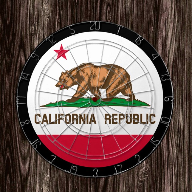 California Flag Dartboard & California /game board (Creator Uploaded)