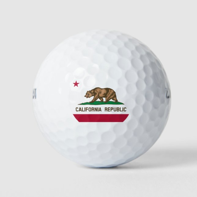CALIFORNIA FLAG GOLF BALLS (Front)