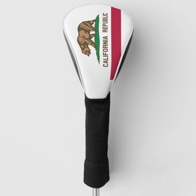CALIFORNIA FLAG GOLF HEAD COVER (Front)