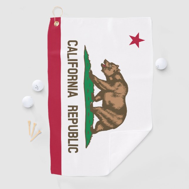 California Flag Golf Towel (InSitu)