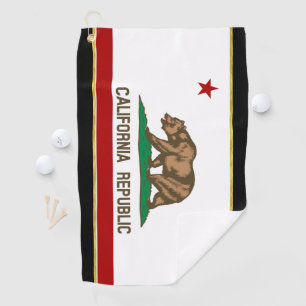 California flag golf towel