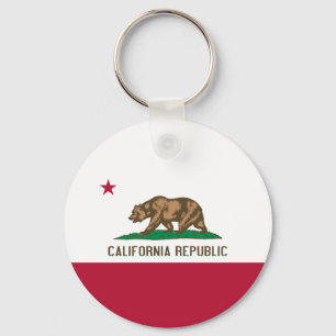 California Flag Key Ring