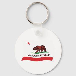 California Flag Keychain