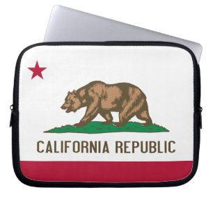 California Flag Laptop Sleeve