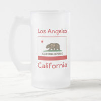 California Flag Map City Mug