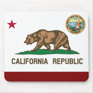 California flag mouse mat