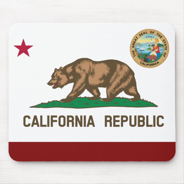 California flag mouse mat (Front)