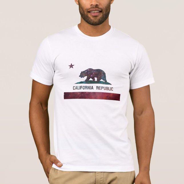 California Flag Nebula T-Shirt (Front)