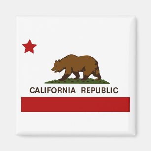 California Flag  Patriotic Magnet
