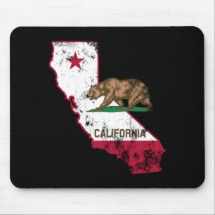 California Flag Patriotic Mouse Mat